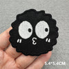 Black & White Racing Flag Embroidered Patches (Iron-On / Sew-On)