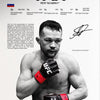 UFC Fighter Canvas Wall Art - MMA Boxing Poster for Gym & Man Cave Decor