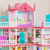 Enchanted Princess Castle DIY Dollhouse with LED Lights