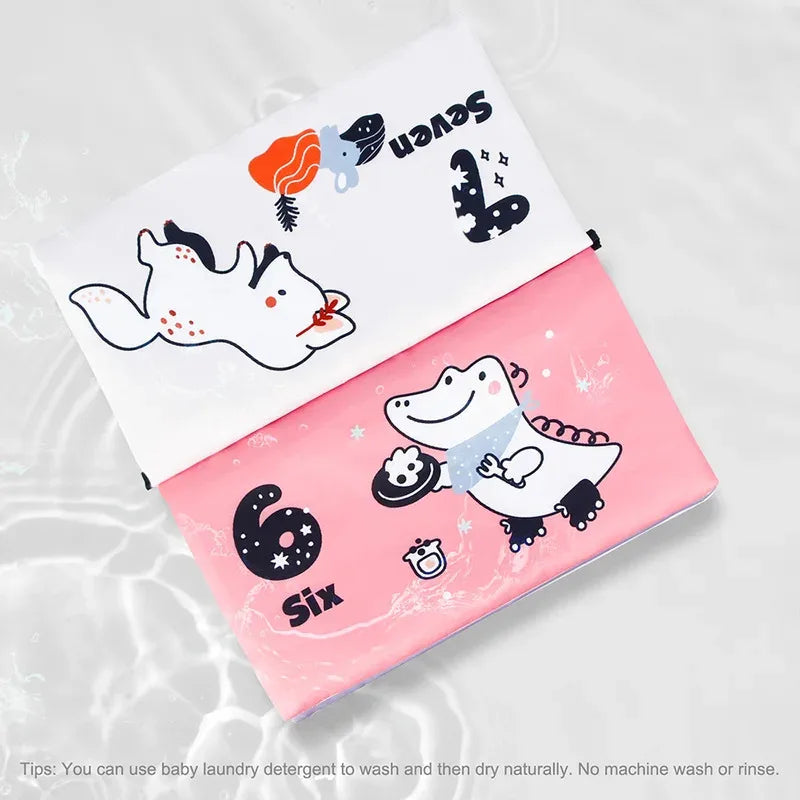 Soft Baby Cloth Book with Fun Mirror for Early Learning