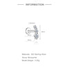 925 Sterling Silver Moissanite Bowknot Stud Earrings