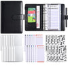 A6 PU Leather Budget Binder with Cash Envelope Organizer