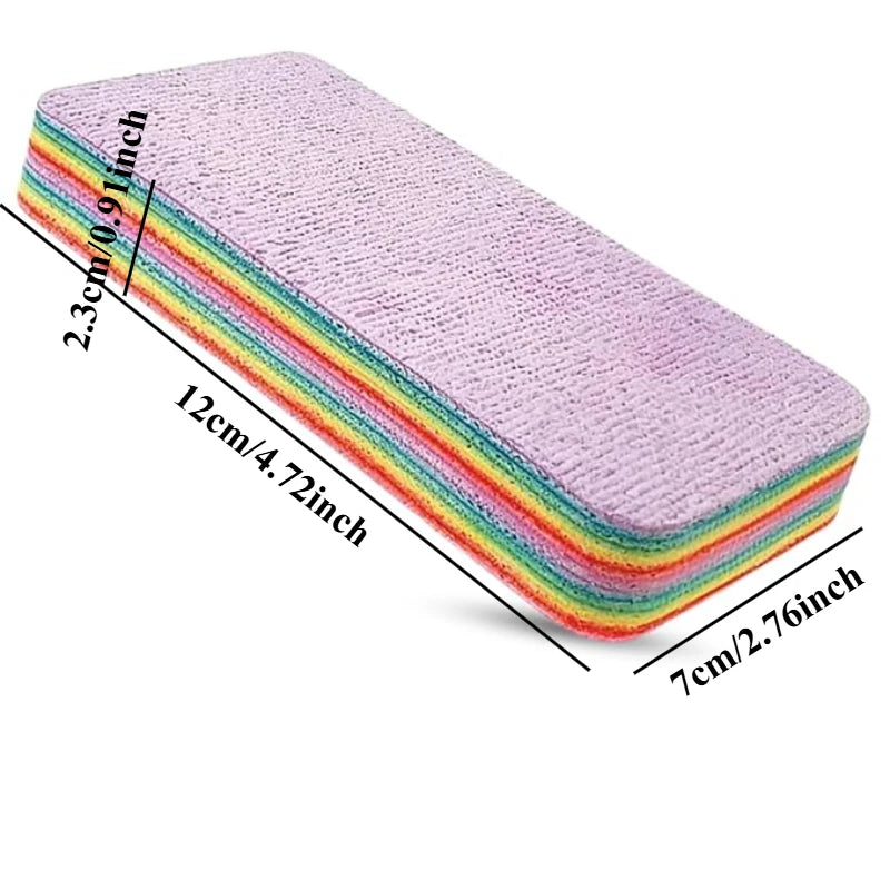 Rainbow Tear-Off Kitchen Sponge Cloth for Dishes and Surfaces