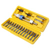 20-Piece Countersink Drill Bit and Screwdriver Bit Set with Quick-Change Adapter