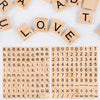 Wooden Alphabet & Number Learning Blocks Set (100 Pieces)