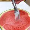 2-in-1 Stainless Steel Watermelon Cutter and Fork