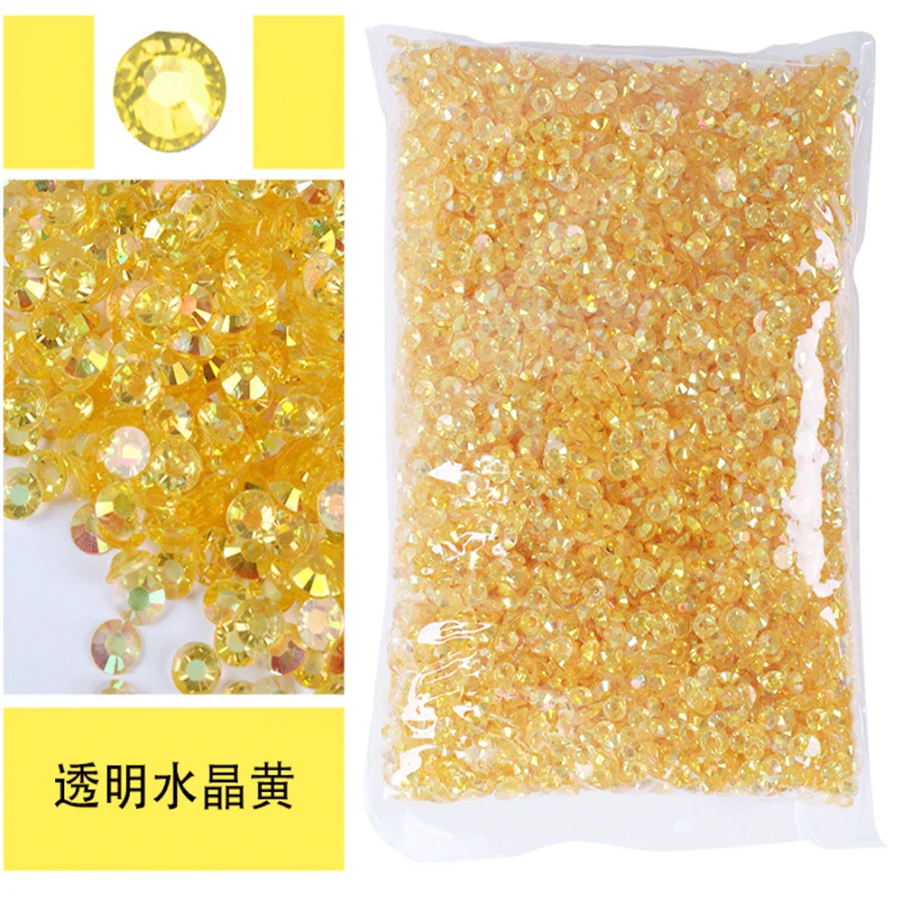 Jelly AB Flatback Resin Rhinestones (2-6mm)