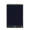 Schwarzes, verstellbares LCD-Zeichentablett mit silberner Hülle und Stift darauf.