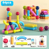 Magnetic Building Sticks and Balls Construction Set - 188 Pieces STEM Toy for Kids