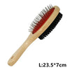 Wooden Double-Sided Pet Grooming Comb
