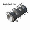Rolls of black crystal rhinestone ribbon stickers in various lengths labeled S, M, L, and XL with corresponding measurements.