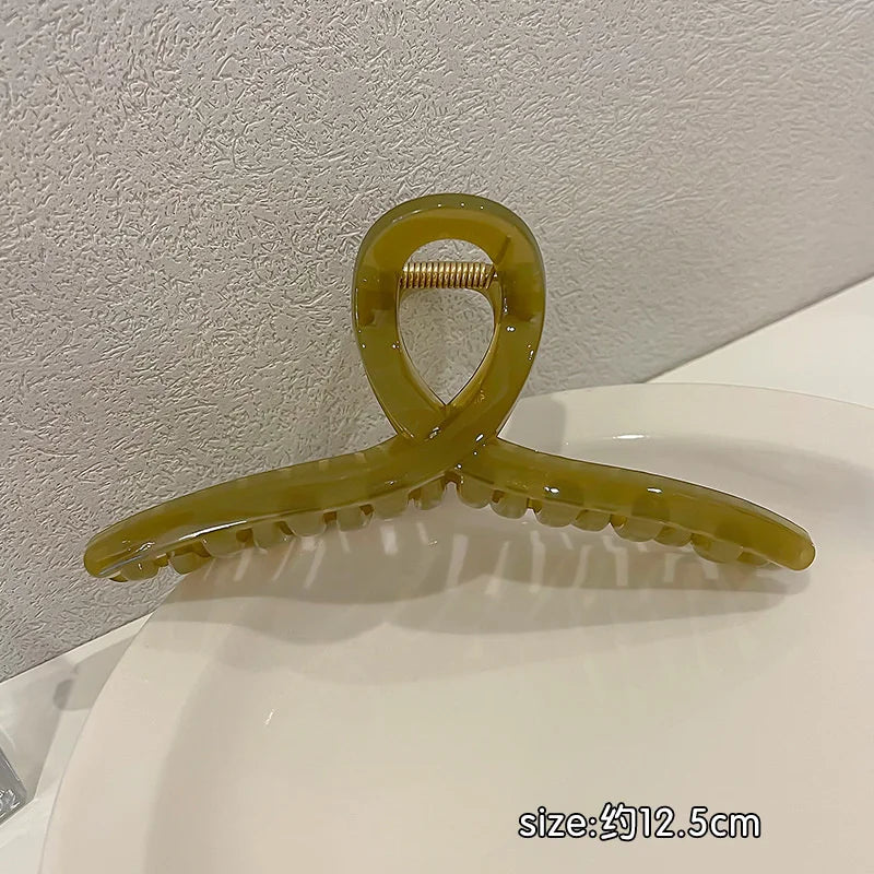 Gold S-Shaped Metal Hair Claw