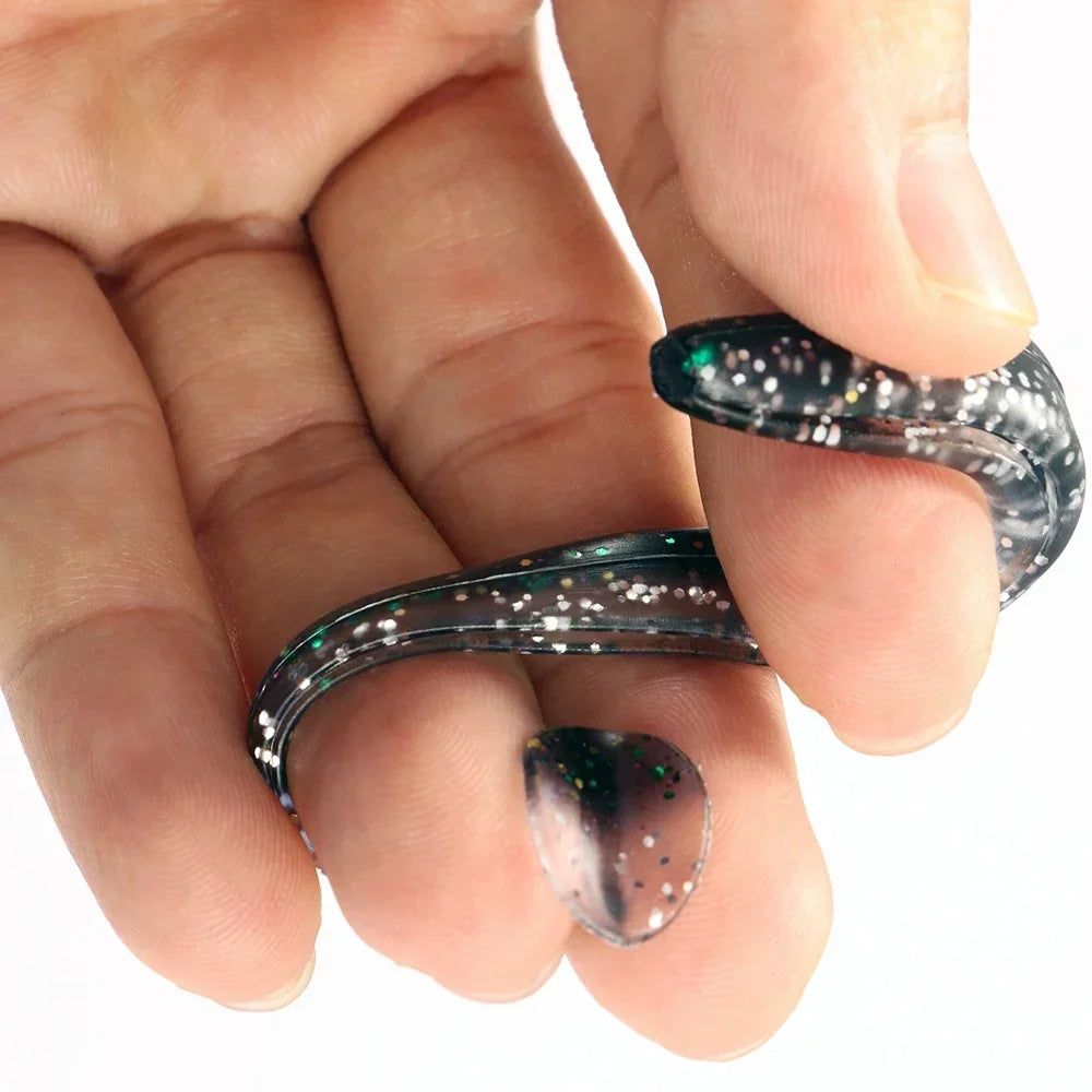 Realistic Soft Bait Fishing Lures with Jig Heads
