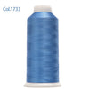 80-Color Polyester Embroidery Thread Set with Large 4000m Spools
