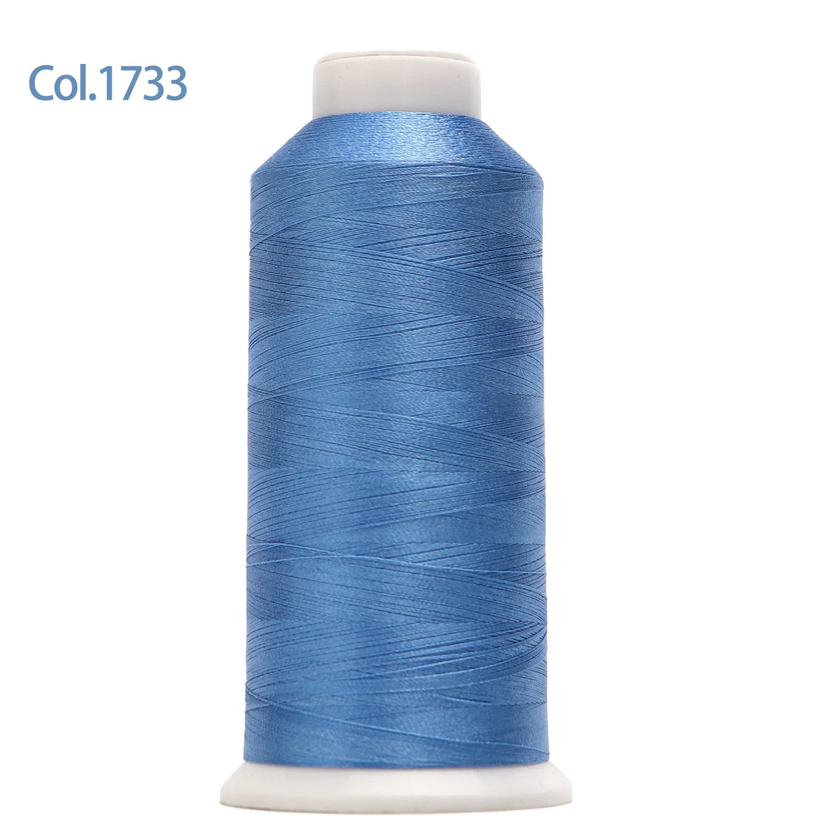 80-Color Polyester Embroidery Thread Set with Large 4000m Spools