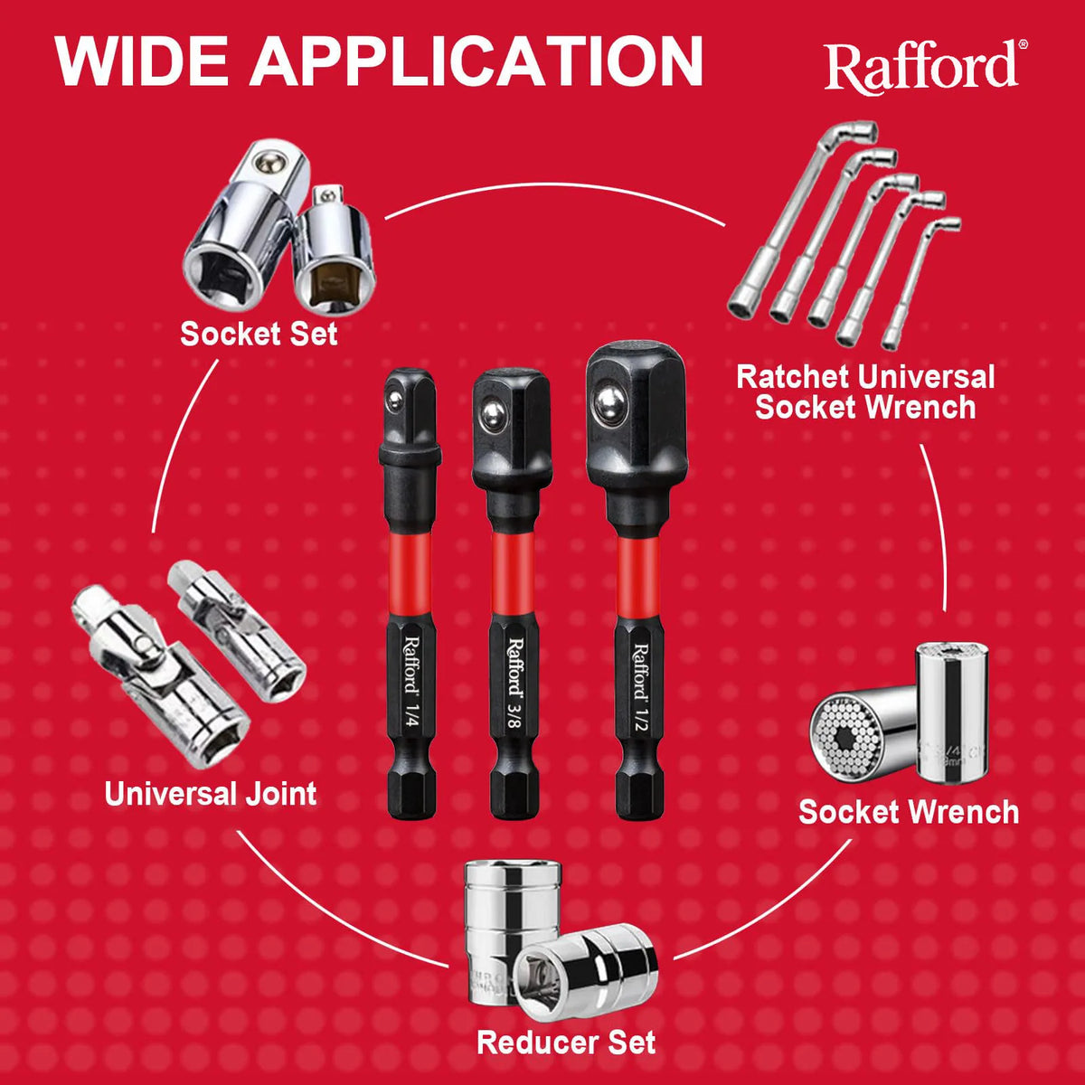Professional Impact Socket Adapter Set