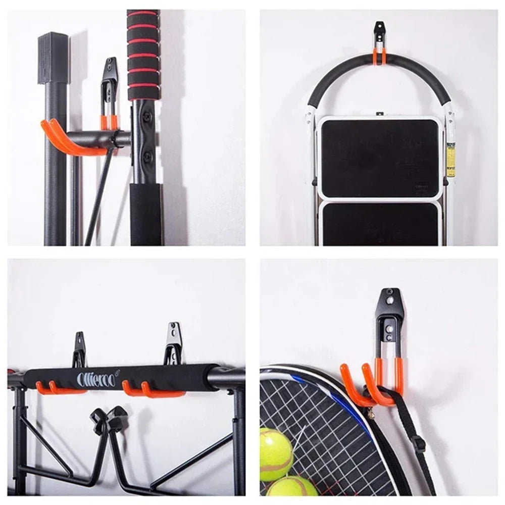Heavy Duty Multi-Purpose Wall Hooks for Garage and Garden Storage
