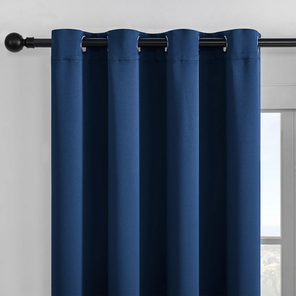 Solid Color Blackout Curtain for Bedroom and Living Room