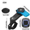 Anti-Shake Motorcycle Phone Mount with Vibration Dampener