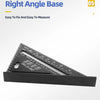 7-Inch Aluminum Alloy Triangle Ruler for Precision Marking