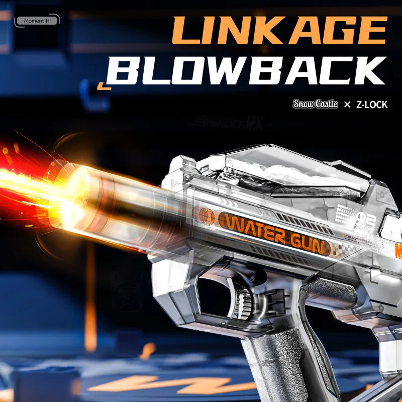 Electric Water Gun Toy with Lights and Sound