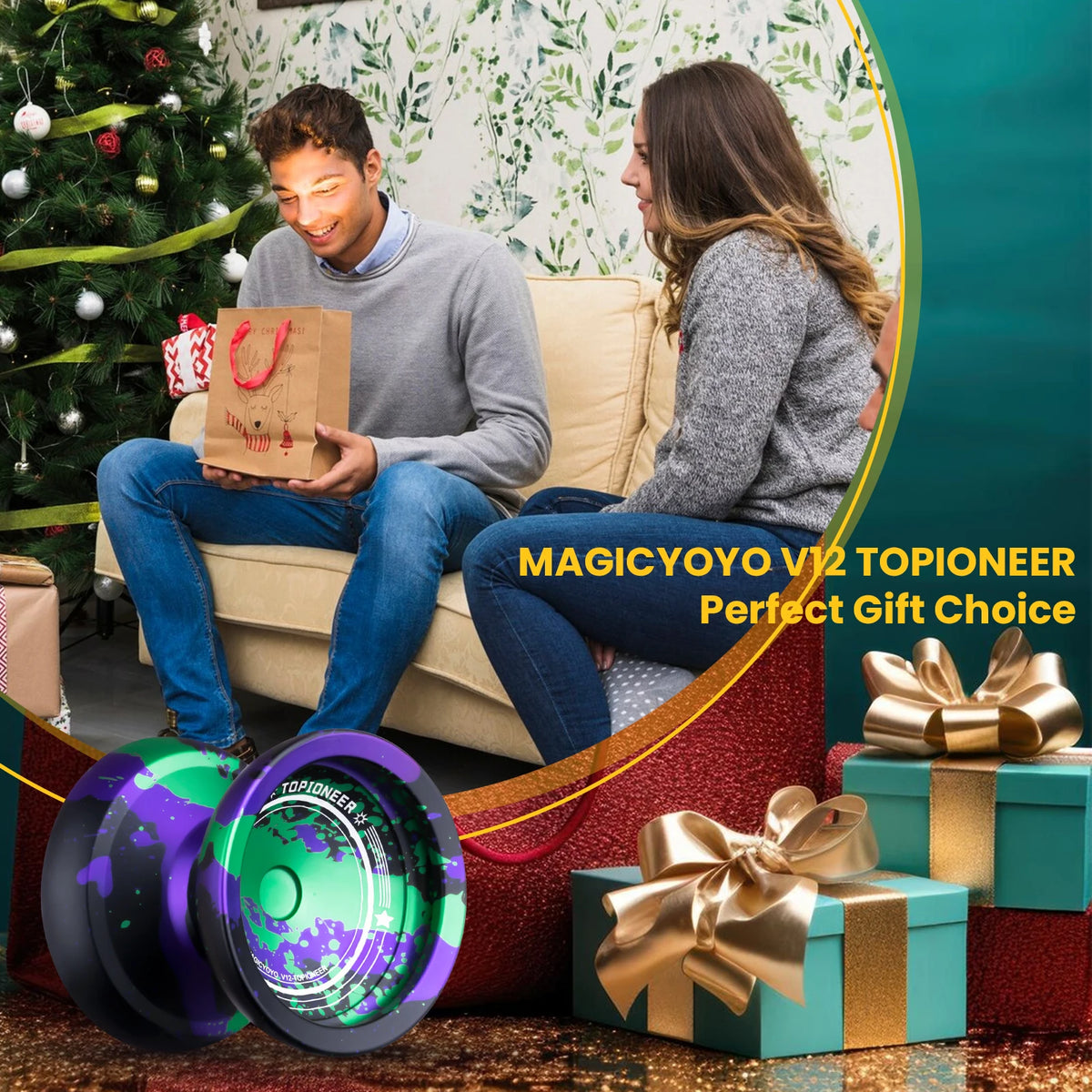 Pro Aluminum Alloy Dual-Function Yo-Yo with Finger Spin Design