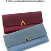 Women's Tri-Fold PU Leather Wallet with Coin Pocket