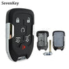 Replacement Smart Key Fob Shell for Chevrolet & GMC Trucks and SUVs
