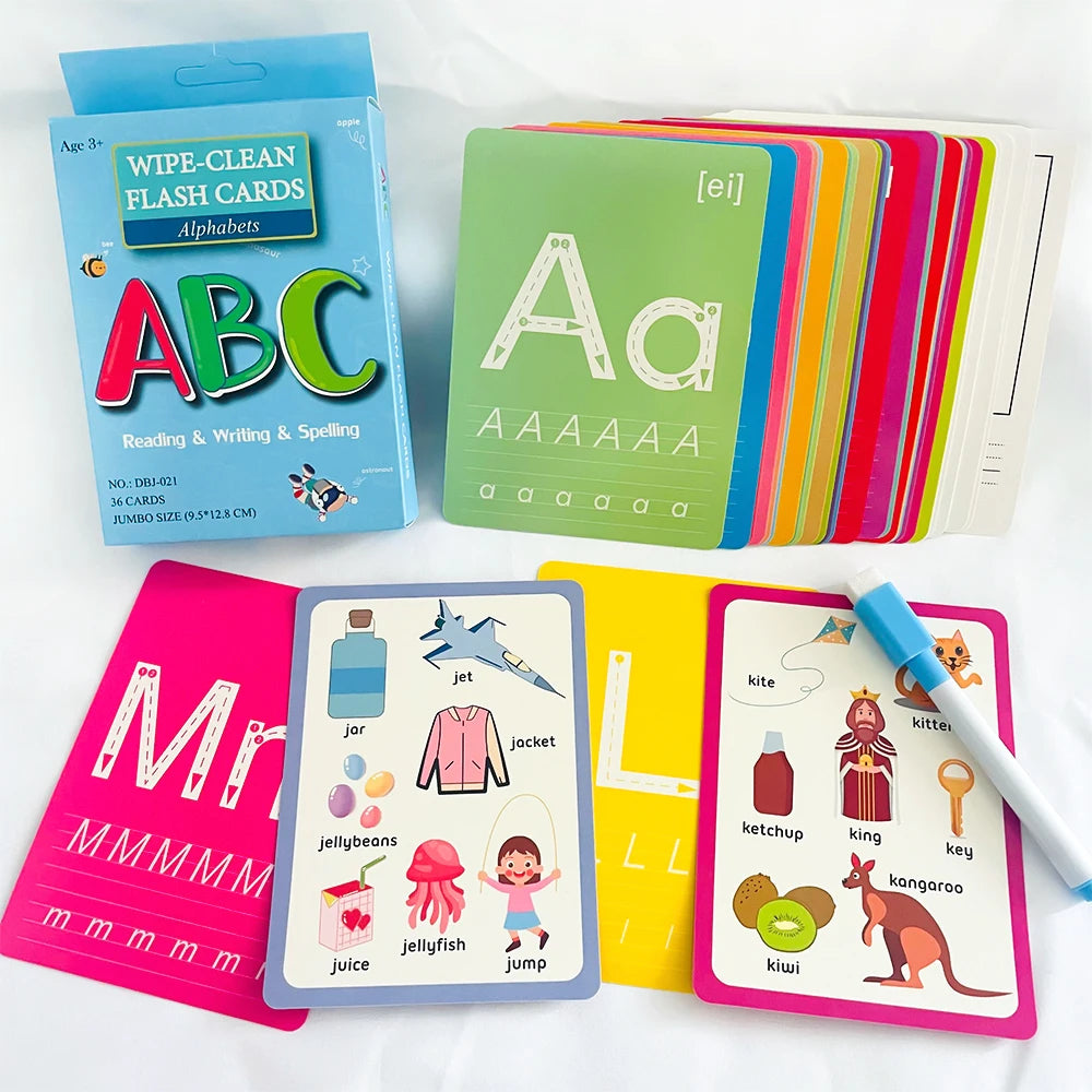 Number & Word Learning Flashcards for Kids