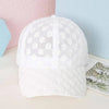 Lace Butterfly Snapback Cap with Rhinestone Accents