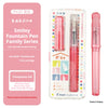 Kakuno Transparent Fountain Pen with Smiley Nib