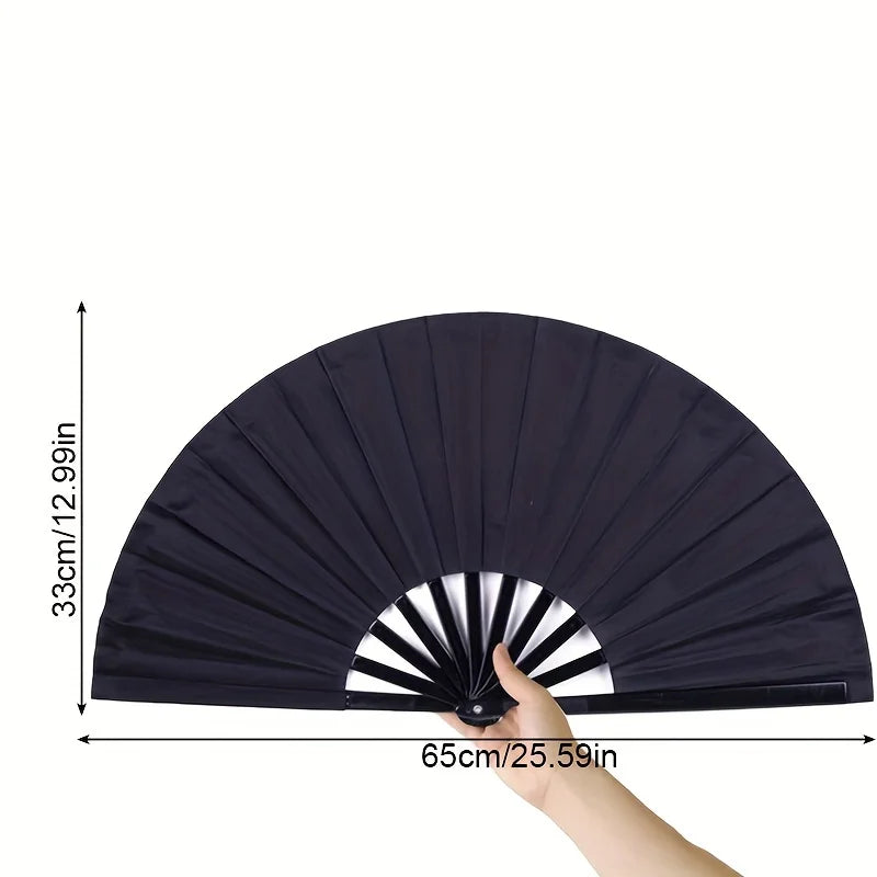 Classic Kung Fu Folding Fan with Bold Sound – Performance-Ready