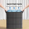 Foldable Large-Capacity Clothes Storage Bag with Handles and Double Zipper