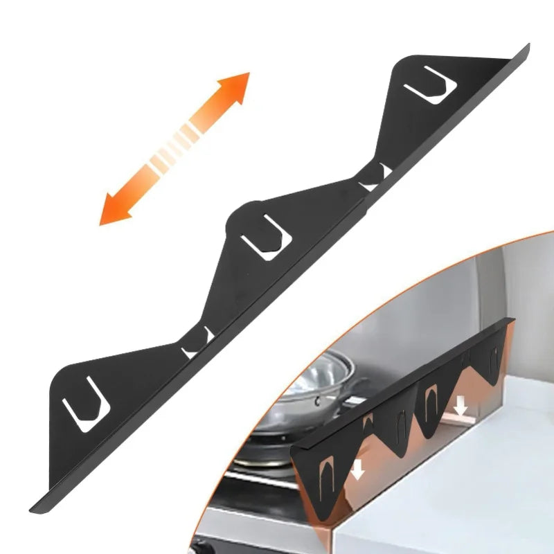 Retractable Stainless Steel Stove Gap Cover