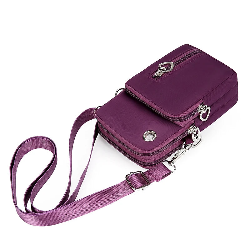 Slim Nylon Crossbody Bag for Everyday Essentials