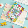 A5 Undated Weight Loss Planner with Stickers
