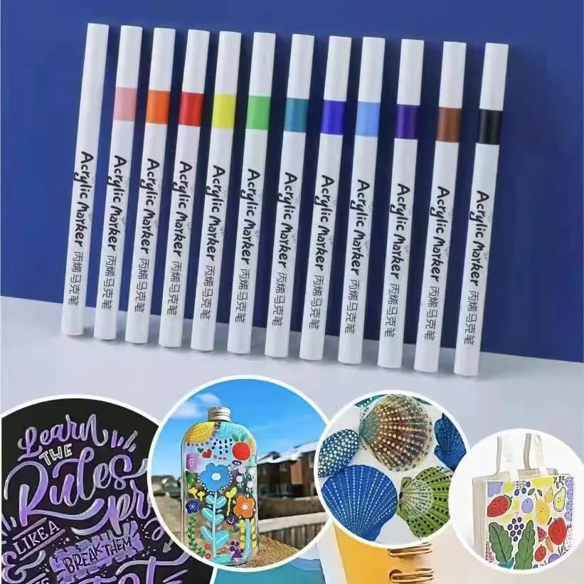 Professional Acrylic Paint Marker Set