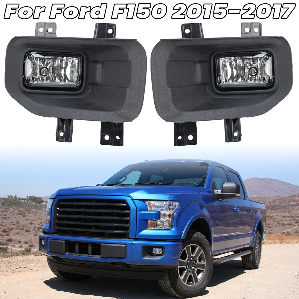 Headlight assembly for a 2015-2017 Ford F150 truck.