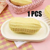 Peanut-Shaped Squishy Stress Relief Toy with Soft Butter Texture