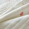 Embroidered Tulip Coverlet Set with Pillow Shams