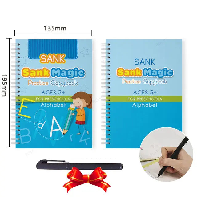 Reusable Grooved Handwriting Practice Book for Kids