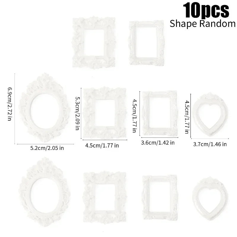 Vintage Mini Picture Frames for DIY Crafts & Decor