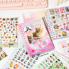 Tierkampf ausgeschnittene Sticker-Buch