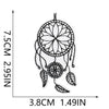 Red 3D Embroidered Iron-On Patches for Clothing & Crafts