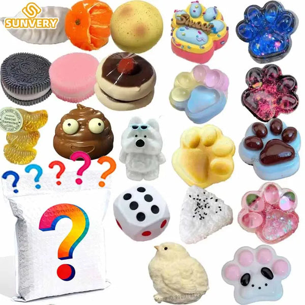 Mystery Squishy Fidget Spielzeug Überraschungsbeutel