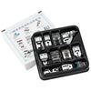 11-Piece Snap-On Presser Foot Set for Low Shank Sewing Machines