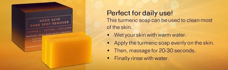 Kojic Acid Brightening Bar for Dark Spots & Even Skin Tone