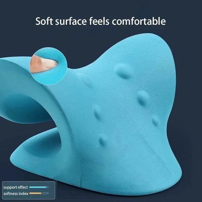 Ergonomic Cervical Neck Stretcher & Posture Pillow