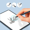 A hand holds a pen drawing on a tablet screen, demonstrating replacement pen tips for Huawei Magic Pencil devices.