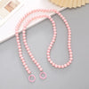 Handcrafted Beaded Phone Lanyard with Earth Tone Acrylic Accents